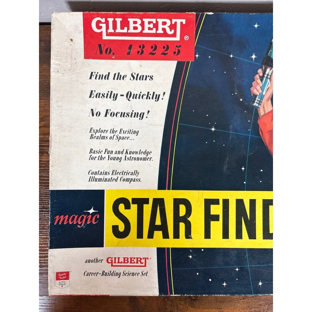 Vintage Gilbert Magic Star Finder No 13225 Astronomy Science Set with‎ Box